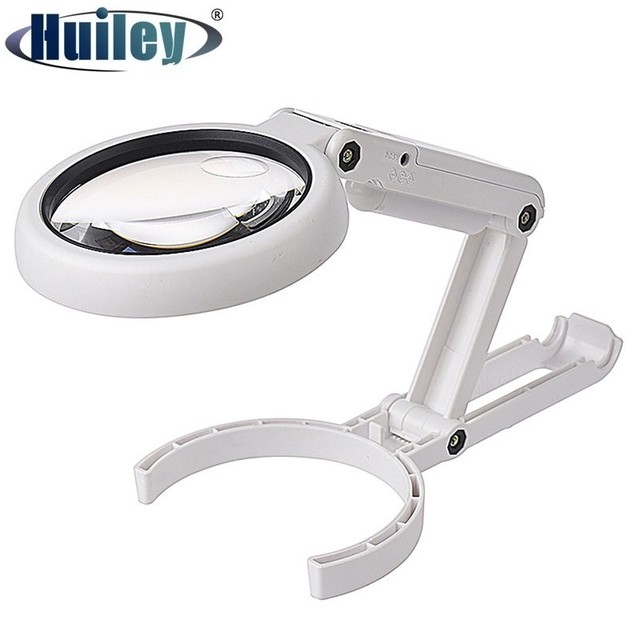 Loupe Magnifier Led Light Stand  Magnifying Glass Stand Light